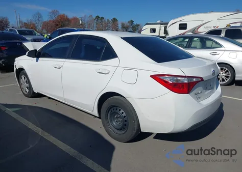 2015 Toyota Corolla Le z USA, uszkodzony, nr VIN 02T1BURHE6FC42020